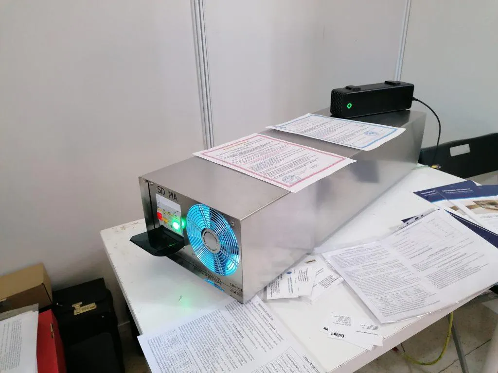 Dispozitiv medical SDMA UVAC-250 pentru dezinfectarea aerului – La expoziții și ceremonii de premiere 4